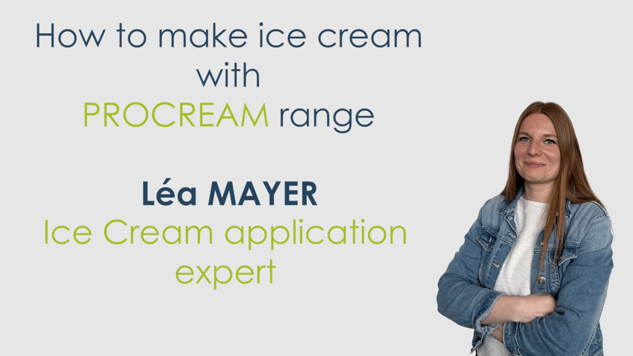 Expert voice - how to make ice cream with procream